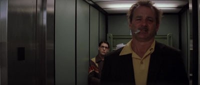 Bill Murray in elevator